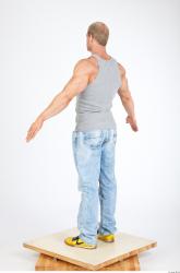 Whole Body Man Animation references White Casual Muscular